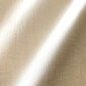 Tissu japonais, uni, ÉCRU, coton 110x50 1001C image 3