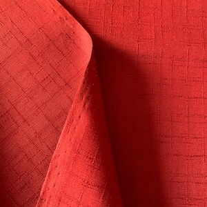 Japanese fabric, plain, Red, cotton 110x50 (424C)