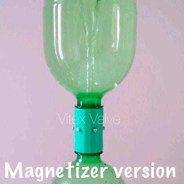 Vitex Valve Magnetizer Structured Water Implosion Energy Healing Natural Phi Golden Ratio Empath Cleansing Spirit