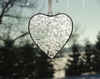 Large Heart Suncatcher, Stained Glass