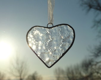 Heart Suncatcher, Stained Glass