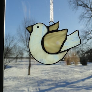 Dove Ornament, Suncatcher, Stained Glass