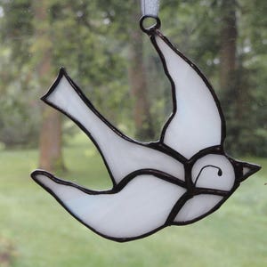 Dove Suncatcher, Ornament, Stained Glass