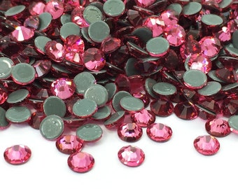 Strass ROSE thermocollant high quality - Strass hotfix - Grossiste strass - Petite et grande quantité