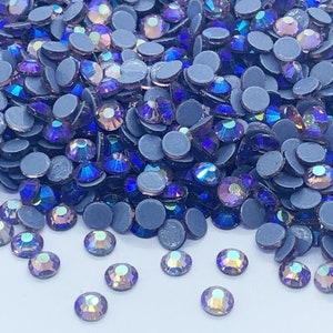 Strass VIOLET CLAIR AB thermocollant hotfix Strass high quality Strass en verre 2 à 6mm Grossiste strass Petite et grande quantité image 1