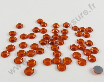 5mm 3mm Strass thermocollant hotfix BORDEAUX 2mm 6mm au choix 4mm
