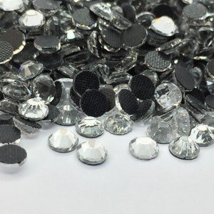 Strass CRISTAL thermocollant hotfix Strass verre DMC Grossiste strass Petite et grande quantité image 1