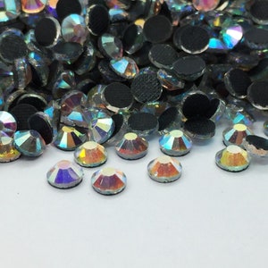 Strass termoadesivi AB CRISTAL - Strass DMC - Strass in vetro da 2 mm a 6 mm - Grossista di strass - Piccole e grandi quantità