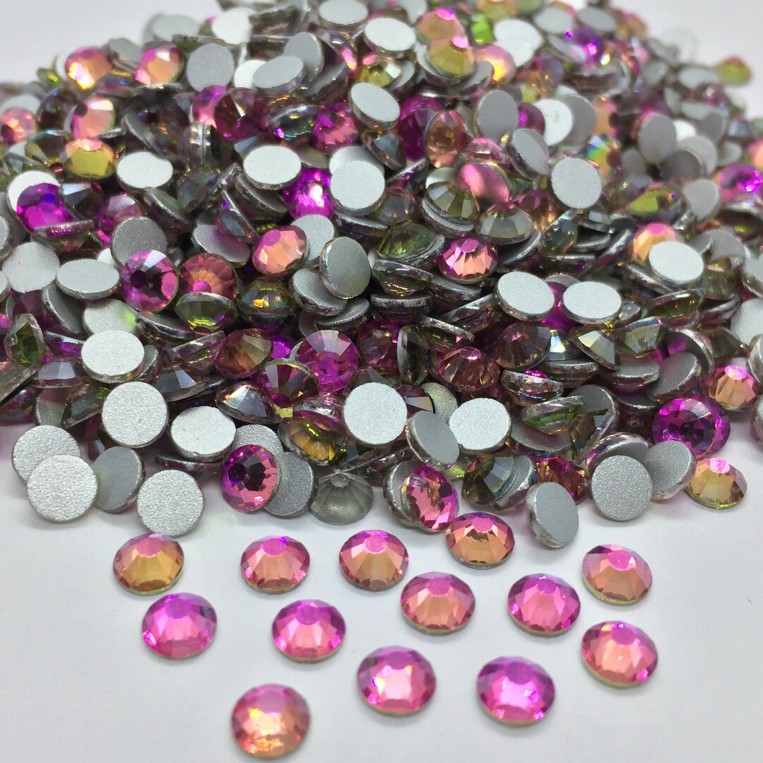 Crystal Lane Lot De 20 Strass Ovales à Coudre En Verre Pour Bijoux, Vêtements, Costumes, Chaussures, Robes, Vêtements Rose Clair 10 X 14 Mm