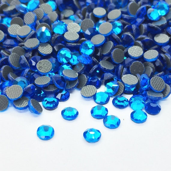DMC fusible BLUE rhinestones - Wholesaler of rhinestones - Small and large  quantities - low price rhinestones