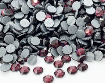 VIOLET iron-on glass rhinestones DMC - Hotfix rhinestones - Rhinestone wholesaler - Small and large quantities