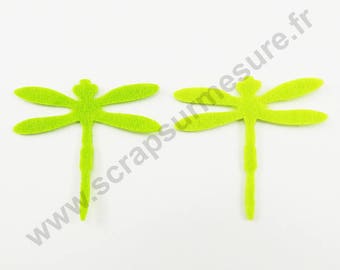 Felt - Dragonfly Apple - x 8 pcs