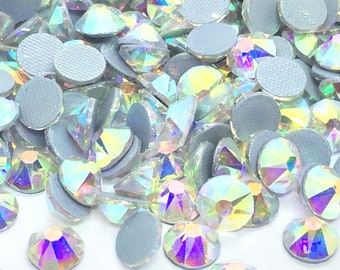 AB CRISTAL 2088 iron-on rhinestones 16 facets Swarovski quality, hotfix rhinestones 2088 - Glass rhinestones, 3mm to 8mm