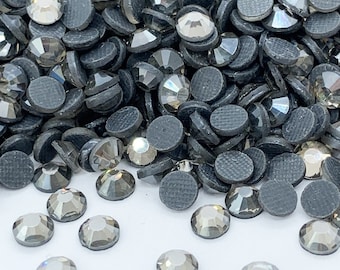 GRAY iron-on hotfix rhinestones - DMC quality - Rhinestone wholesaler - Small and large quantities