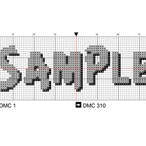 Rick and Morty Wubba Lubba Cross Stitch Pattern image 3