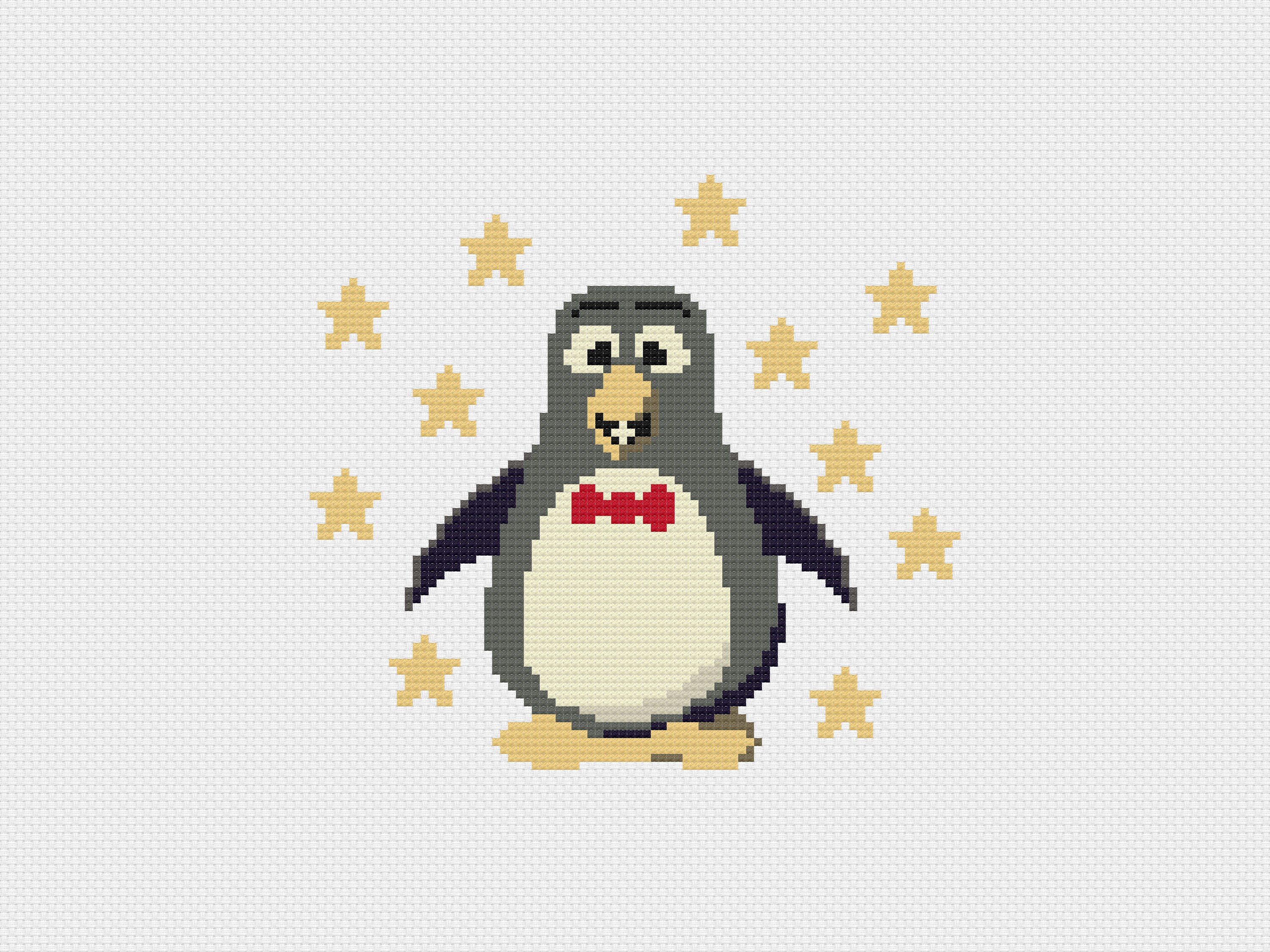トイストーリー ウィージーペンギン クロスステッチパターン
