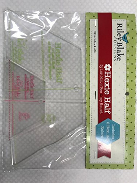 Hexie Half 2 Rulers by Lori Holt of Bee in My Etsy