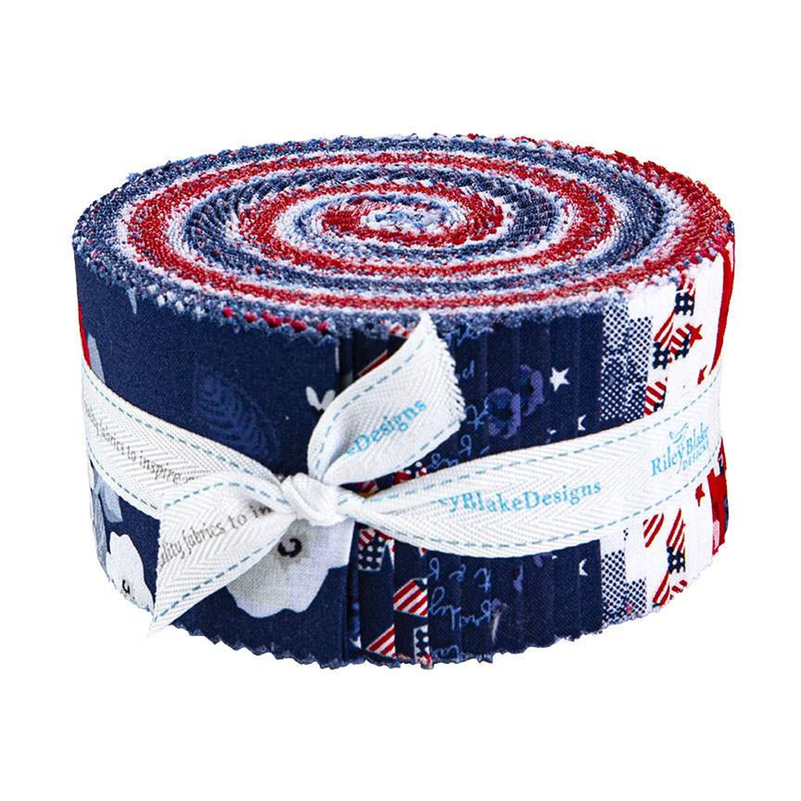 RileyBlake Designs Land Of Liberty 2.5 Inch Rolie Polie 40 Etsy