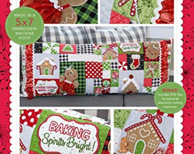 Kimberbell Ginger's Kitchen Bench Pillow Machine Etsy