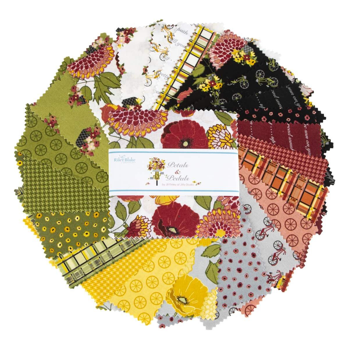 PREORDER Petals & Pedals 5 Inch Stacker by Jill Finley of Etsy