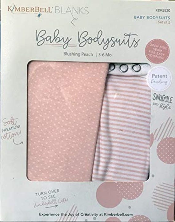 Kimberbell Embroidery Project Blanks Baby Bodysuits Blushing Etsy