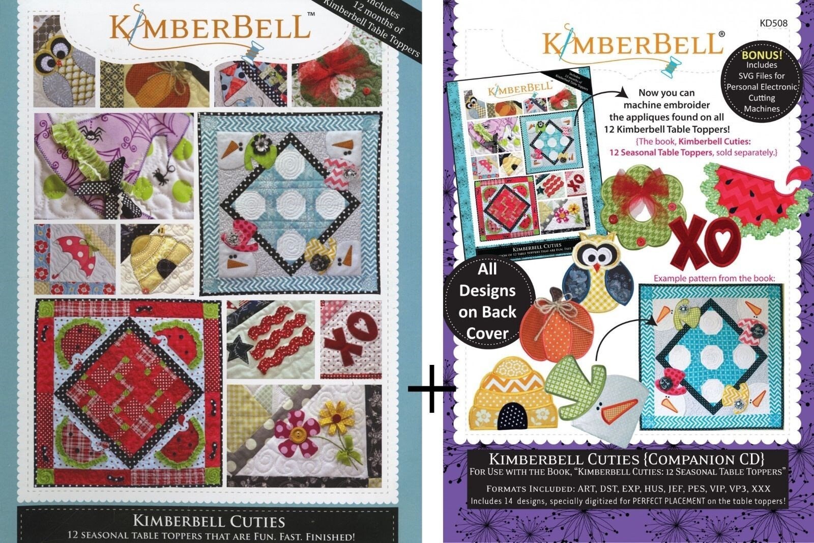 Kimberbell Cuties Seasonal Table Toppers PATTERN Book PLUS Etsy
