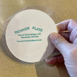 Tachyon Plate for increased energy, pain reduction and more!