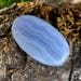 Chalcedony cabochon blue II