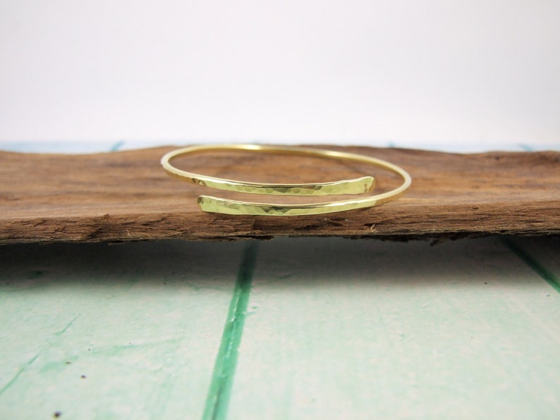 Minimalist Ring and Earring Set Ring /& Earrings Brass Hammered Bangle Hammered Brass BoHo Bangle Adjustable Bangle and Ring