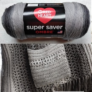 Crochet Yarn Talk - Red Heart Super Saver Ombré • Oombawka Design