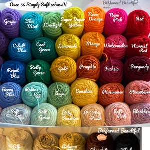 Save w/combined shipping! Caron Simply Soft Yarn; 6oz/315 yd (Heather 5oz/250yd) worsted acrylic #4, baby soft! low & fast ship!