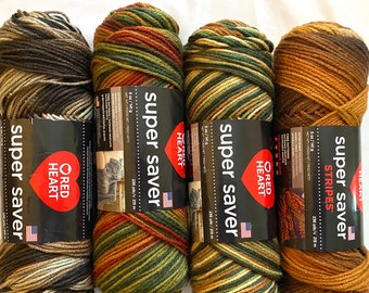 Red Heart Super Saver Yarn - Discontinued Shades