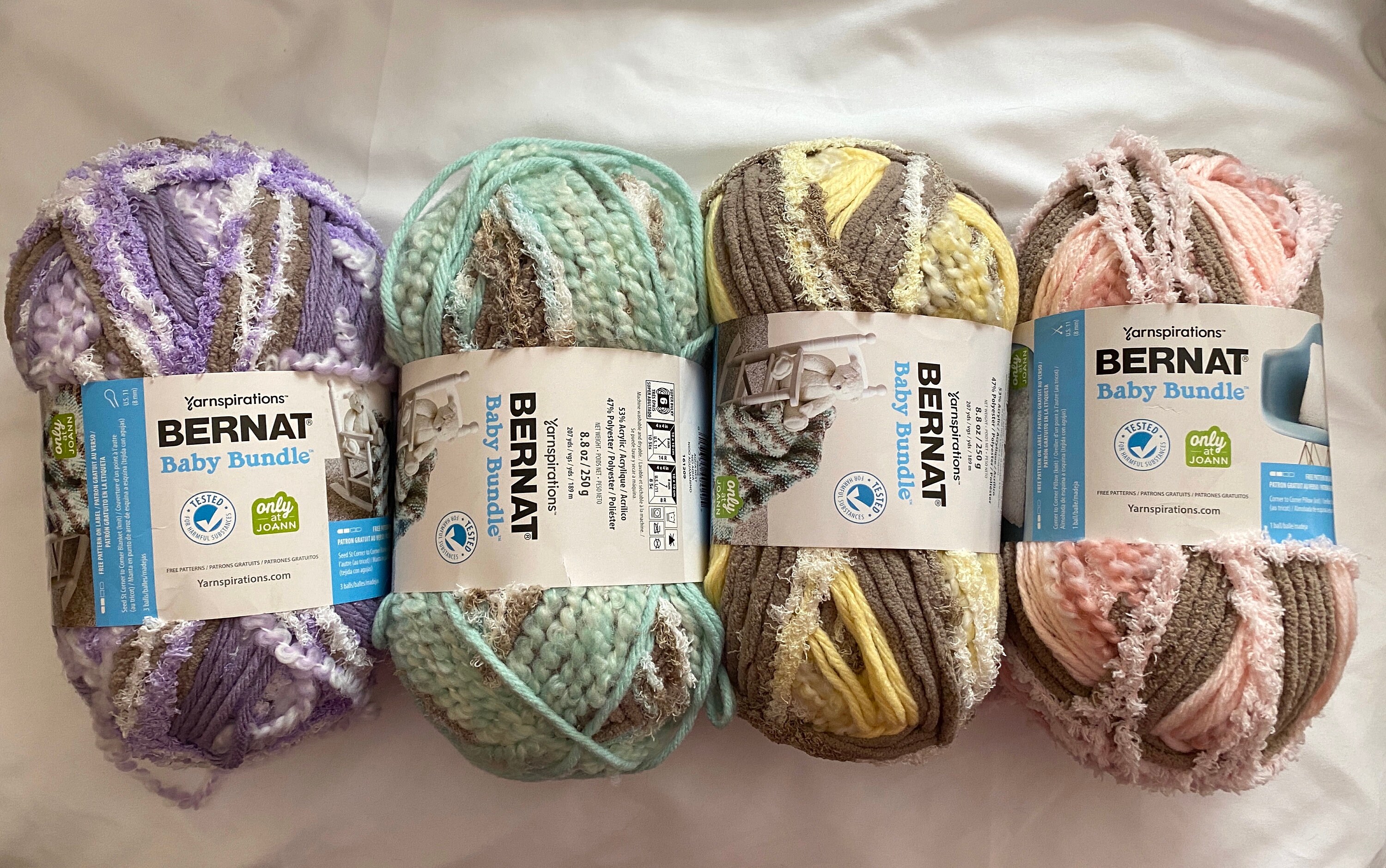 Sherbert Nest colors Bernat Baby Bundle yarn Bulky 6 soft Etsy