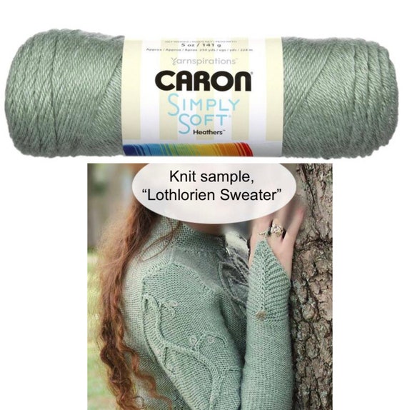Caron - Simply Soft Yarn - Grey Heather