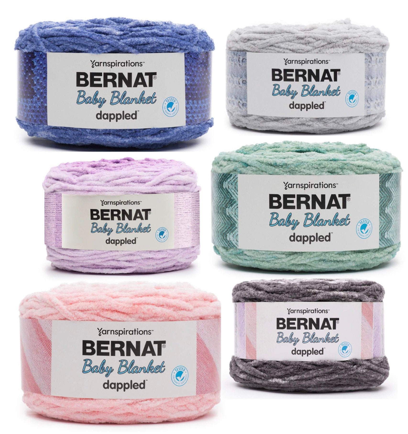 Bernat, Office, 4 Skeins Bernat Blanket Extra Yarn Yarnspirations 2  Complete 2 Partial