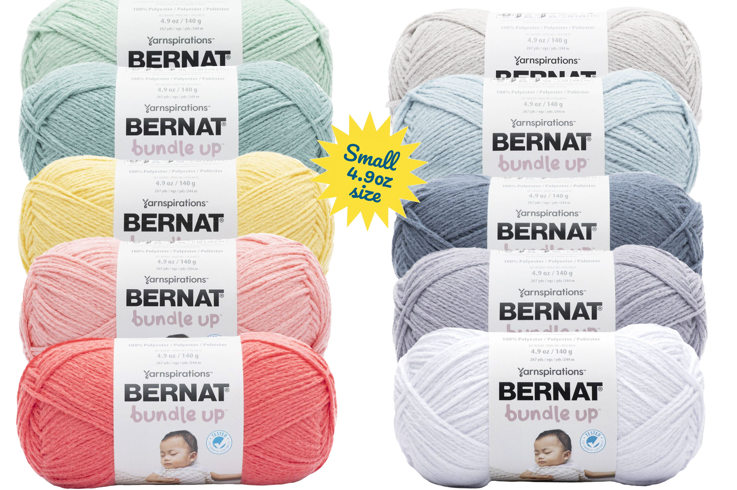 Bernat Bundle Up Yarn-Misty Gray 