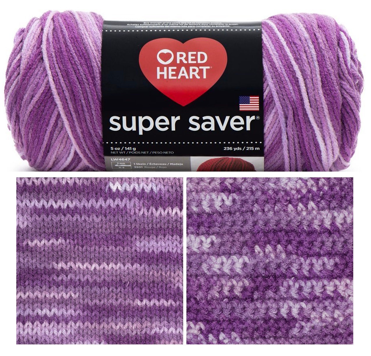 Final Days of Made in USA Red Heart Super Saver Ombre Yarn, 10oz
