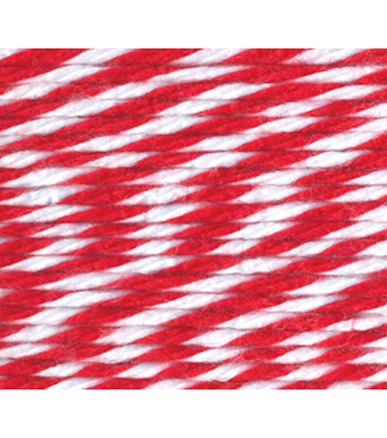 Candy Cane/valentines Colors Hometown USA Solid/twist Yarn | Etsy