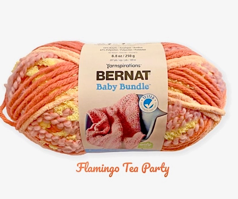 Baby-safe Sparkle Bernat Baby Blanket Yarn, Super Bulky 6, 10.5oz