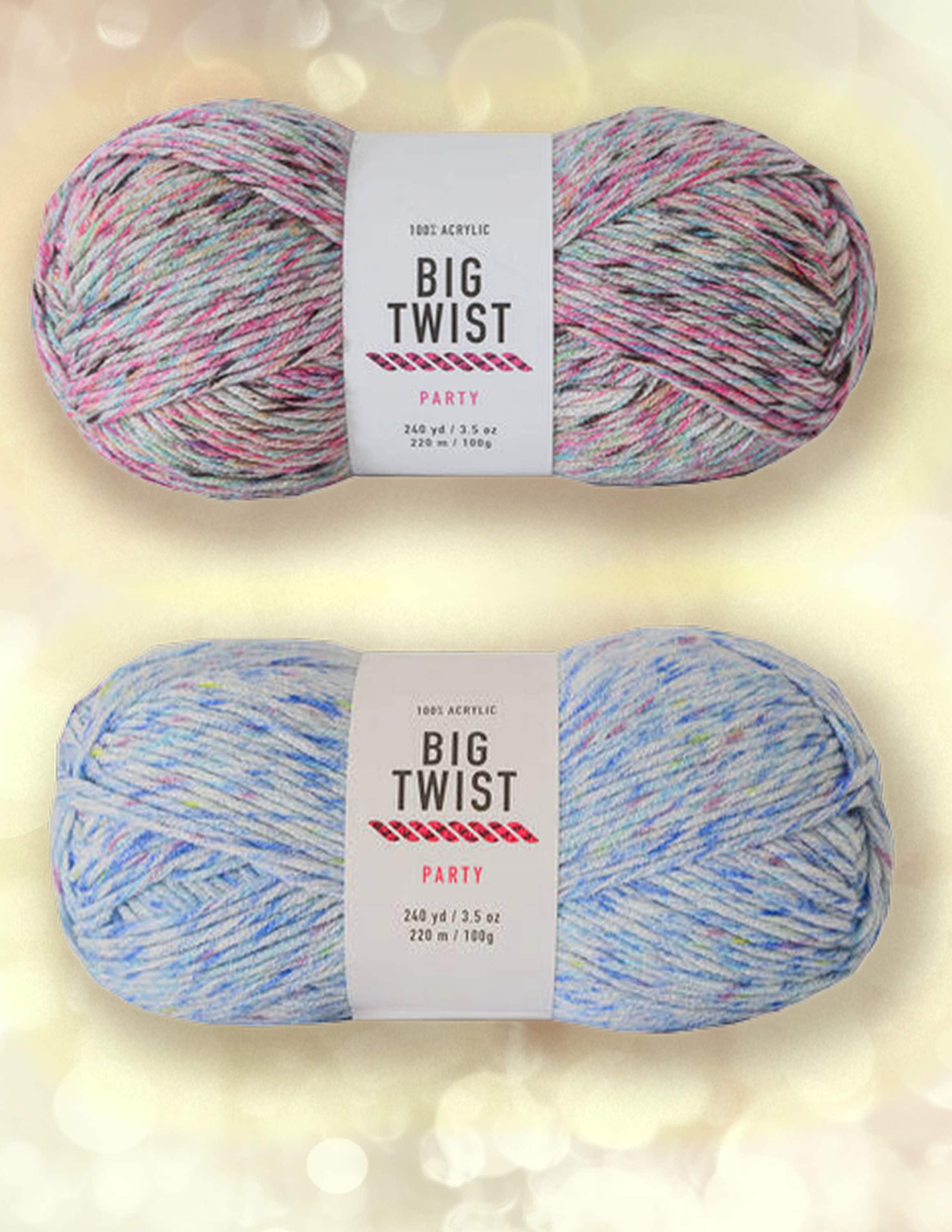Big Twist Party Yarn 4 Worsted Luxury-soft Acrylic in - Etsy