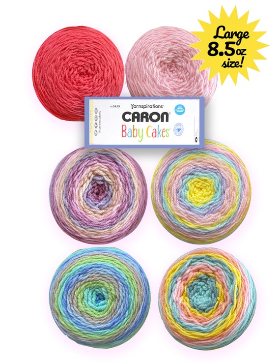 Rare Find Caron Baby Cakes Yarn 4 Worsted Weight Large Etsy
