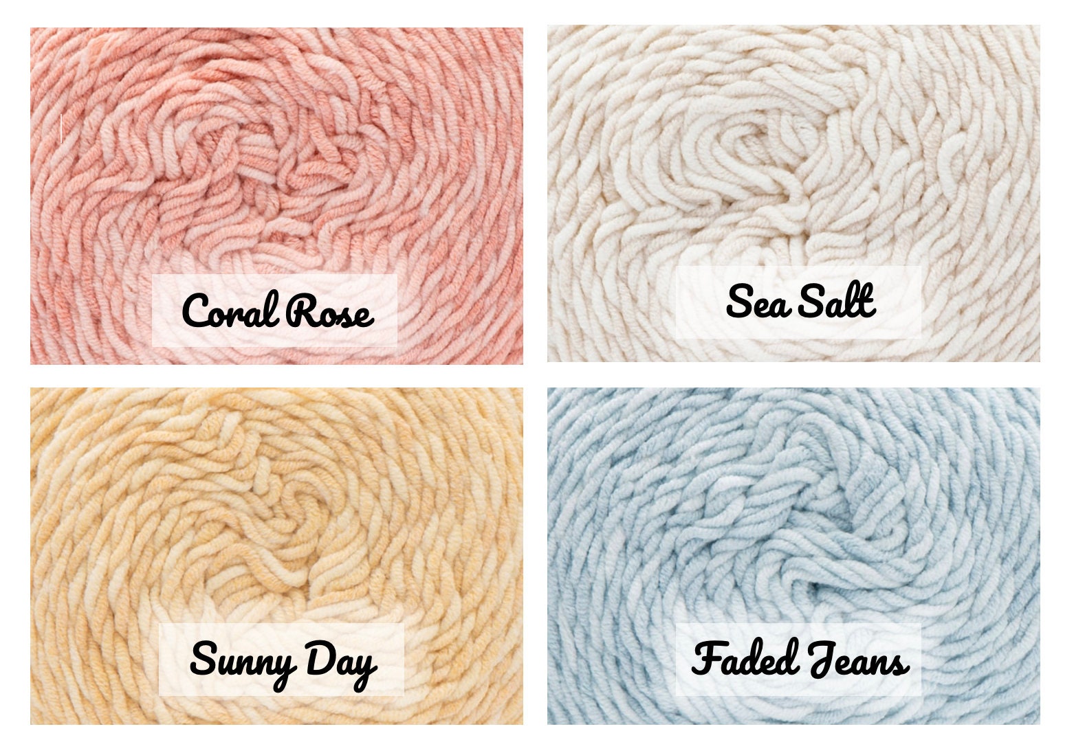 Caron Cotton Angel Cakes yarn 8.8oz/530 yds newly Etsy