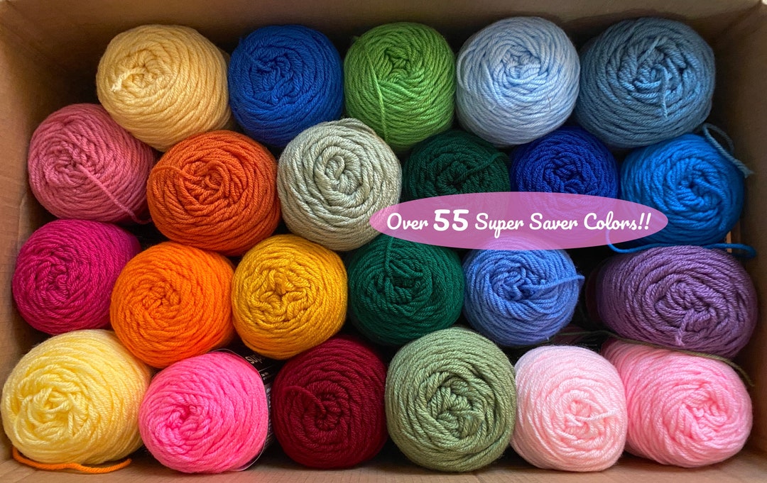 Red Heart Super Saver Economy - Bag of 3 Yarn Pack