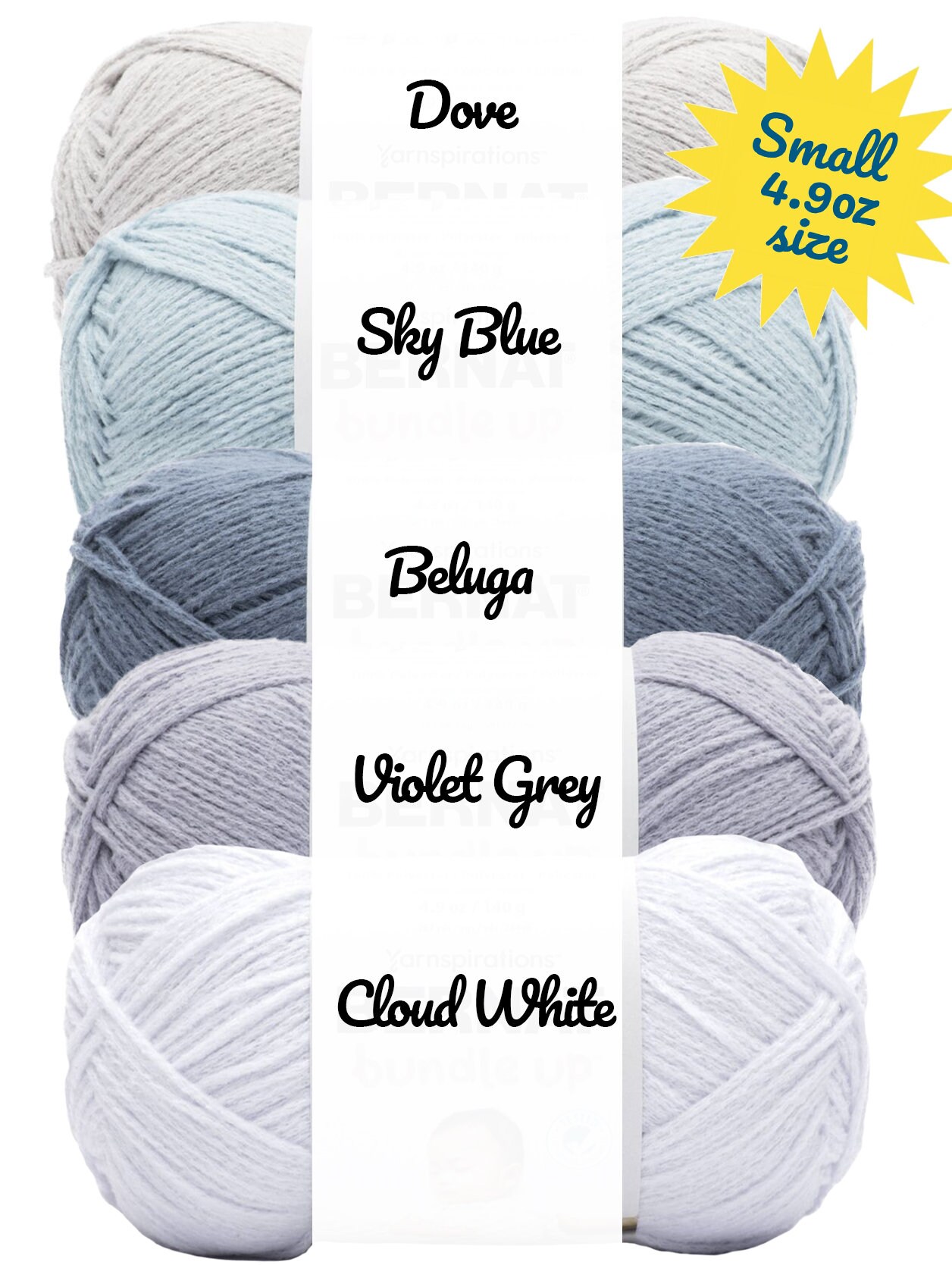 Bernat Bundle Up Yarn Sky Blue