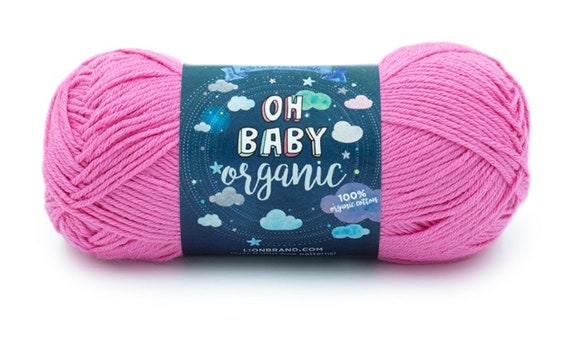 Destash Sale Lion Brand Oh Baby Organic Cotton Yarn, Turquoise or