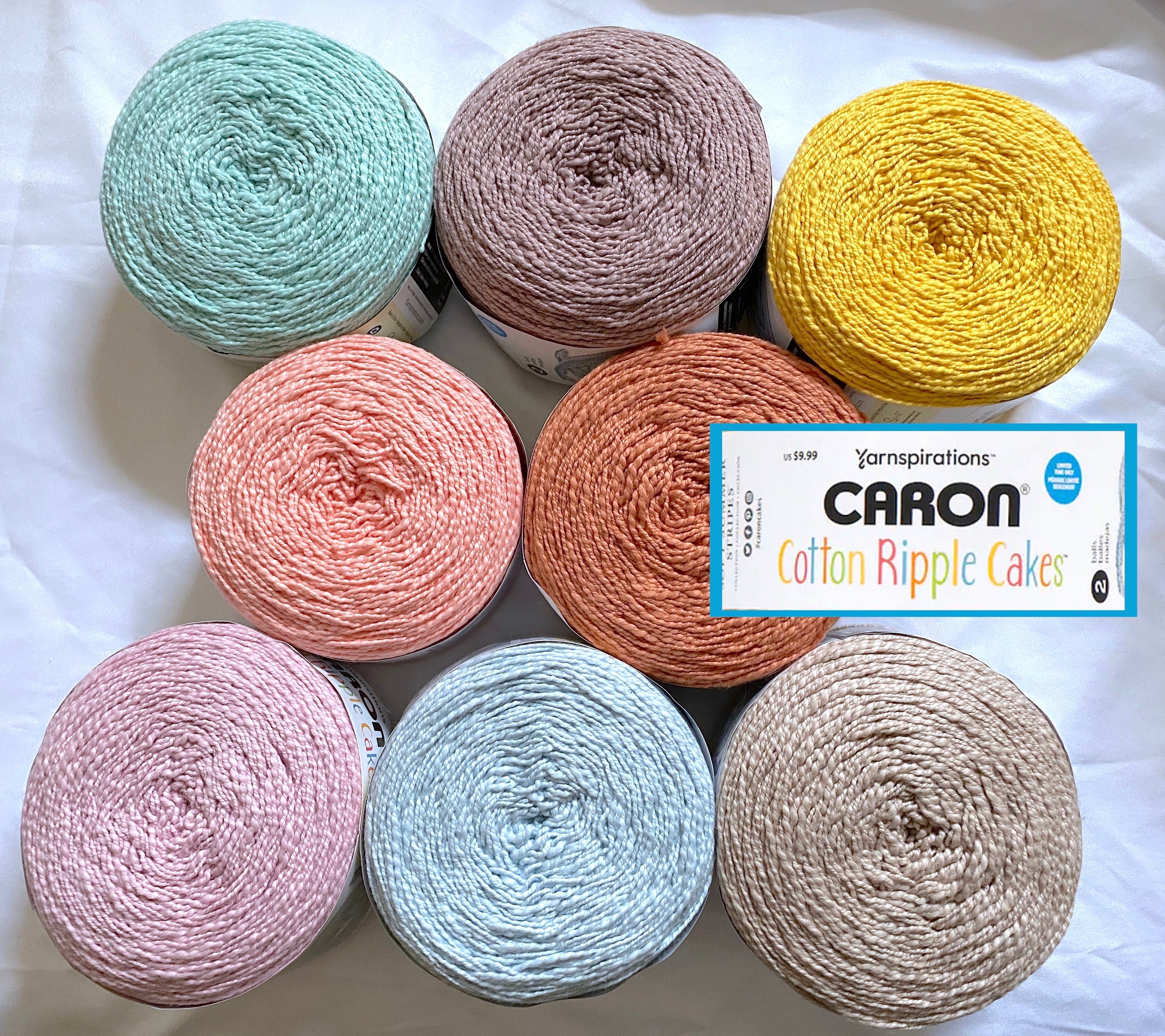 Caron® Cotton Ripple Cakes™ Yarn 