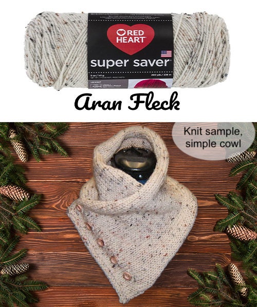 Red Heart Super Saver Yarn-Aran Fleck, 1 count - Smith's Food and Drug