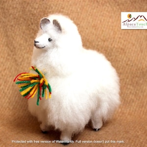 SALE 25% OFF* 100 Percent Alpaca Fur Alpaca Plush Very Soft and Cute Bolivian Peruvian Alpaca stuffed animal