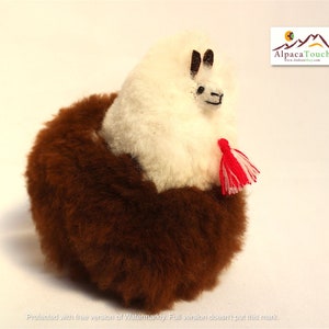 SALE 25% OFF* 100 Percent Alpaca Fur Alpaca Plush Very Soft and Cute Bolivian Peruvian Alpaca stuffed animal