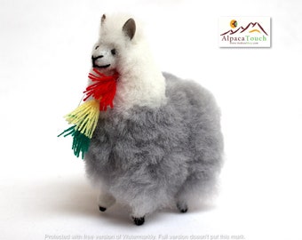 SALE 25% OFF* 100 Percent Alpaca Fur Alpaca Plush Very Soft and Cute Bolivian Peruvian Alpaca stuffed animal